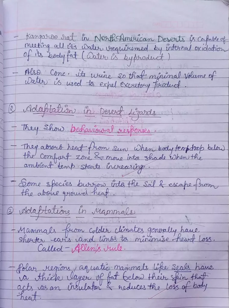 Organisms and Populations Class 12 Biology Chapter 13 Notes (Handwritten Notes PDF Download) 14 Class 12 Biology Chapter 13 Notes 014