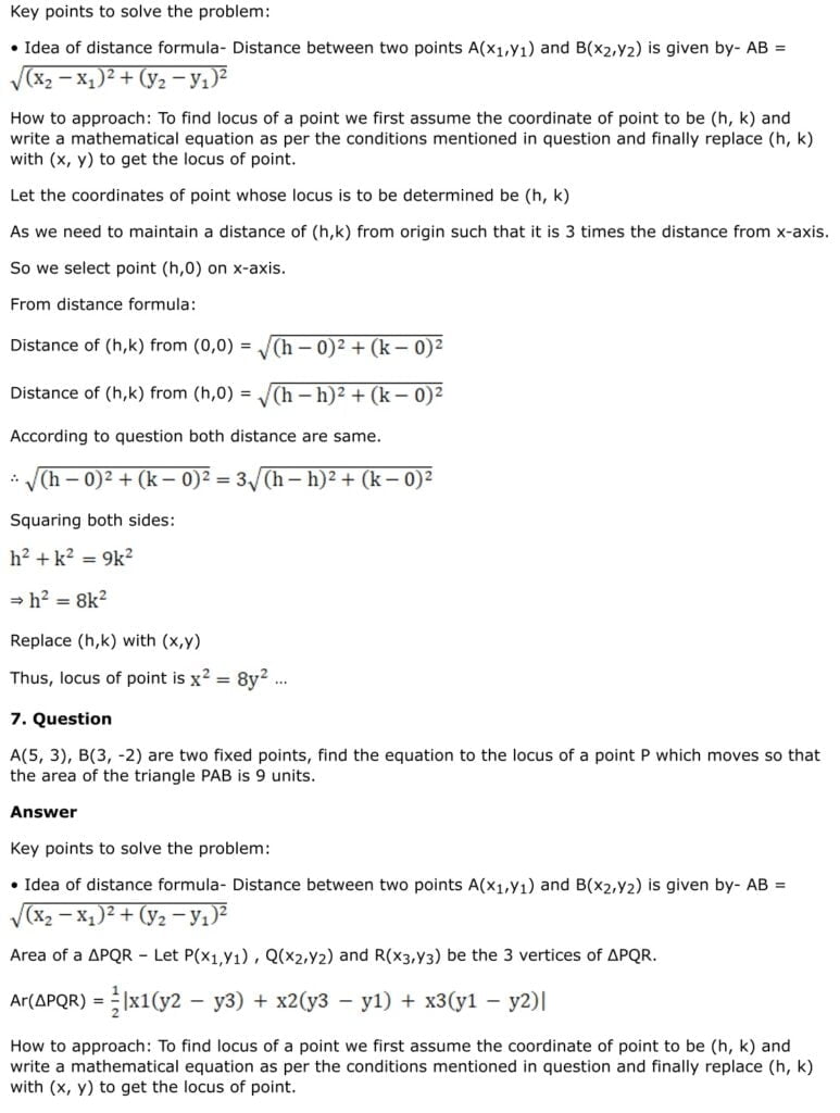 RD Sharma Solutions for Class 11 Maths Chapter 22 Brief Review of ...