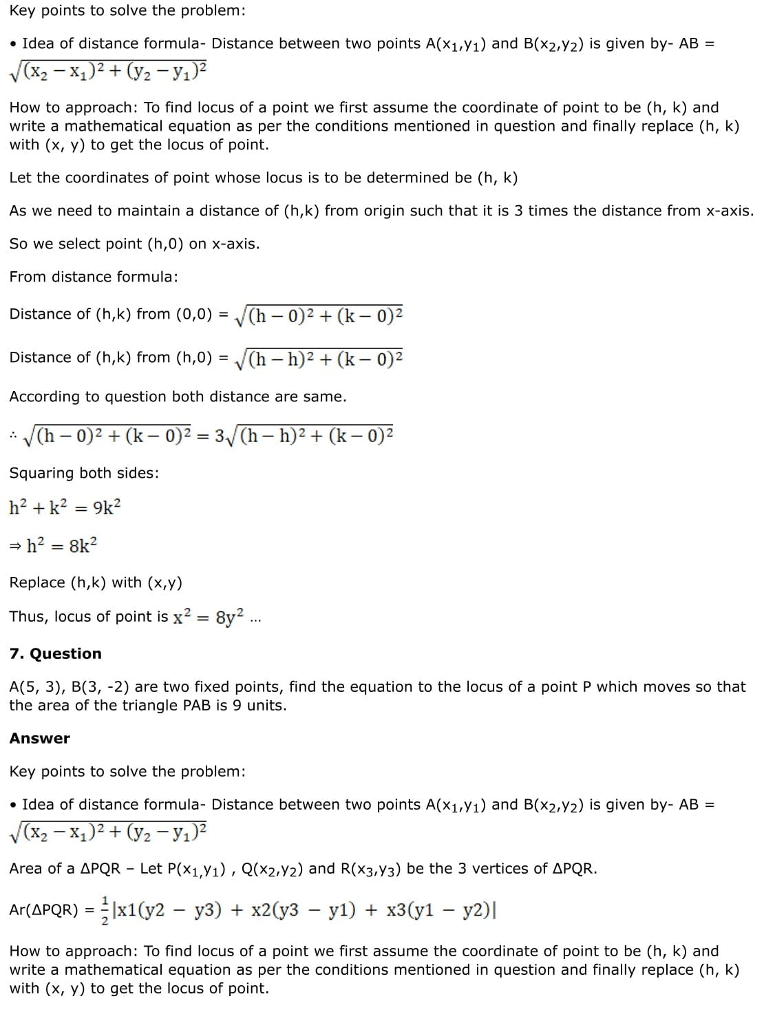 RD Sharma Solutions for Class 11 Maths Chapter 22 Brief Review of Cartesian System of Rectangular Coordinates 16 RD Sharma Chapter 22 Exercise 22.2 - 06