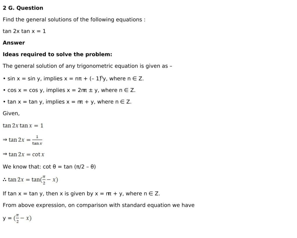 RD Sharma Solutions for Class 11 Maths Chapter 11 Trigonometric Equations 14 RD Sharma Class 11 Chapter 11 Exercise 11.1 - 14