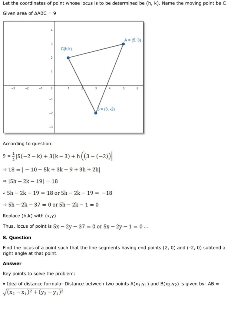 RD Sharma Solutions for Class 11 Maths Chapter 22 Brief Review of ...