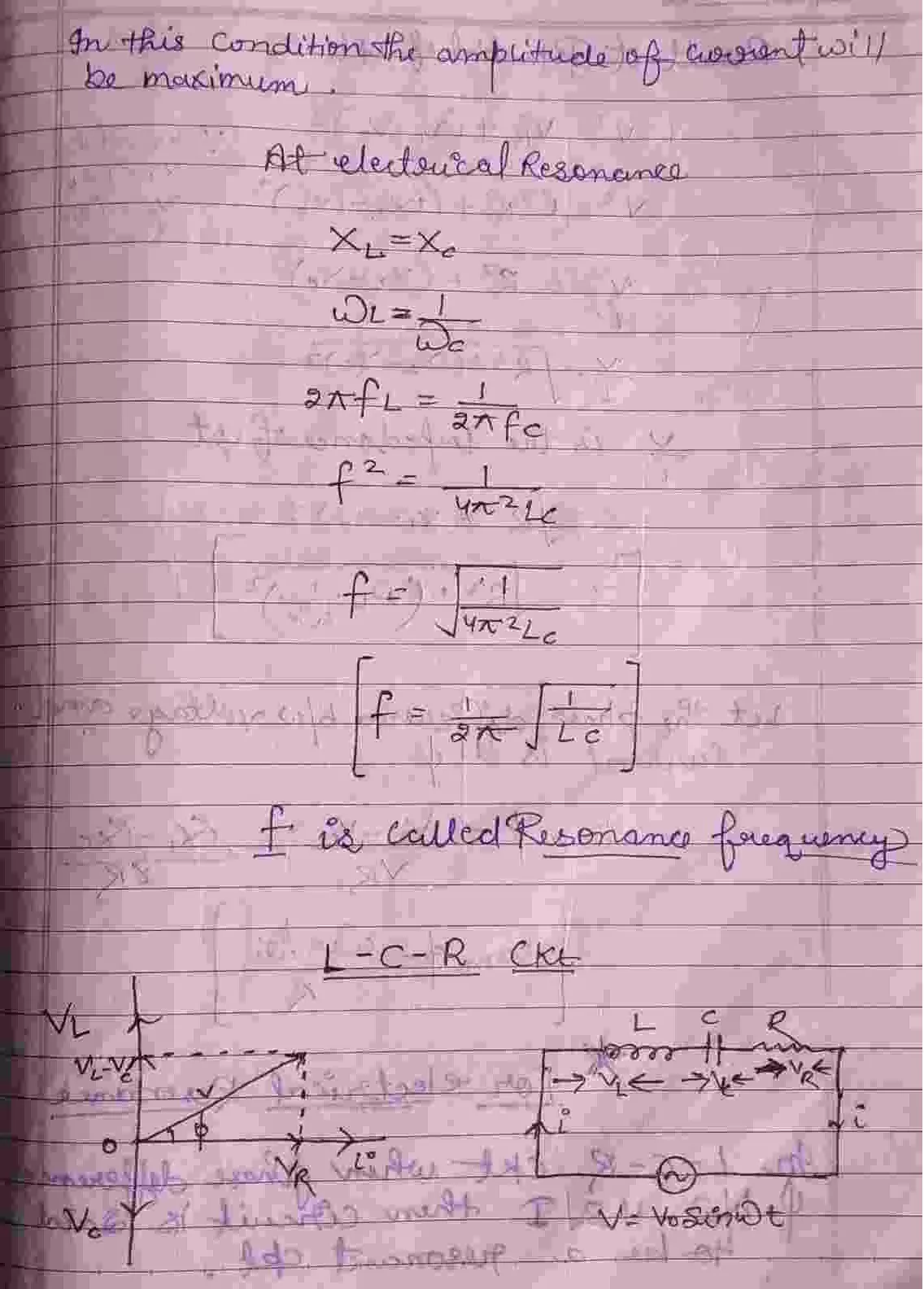 Alternating Current Class 12 Physics Chapter 7 Notes (Handwritten Notes PDF Download) 18 Class 12 Physics Chapter 7 Notes 018