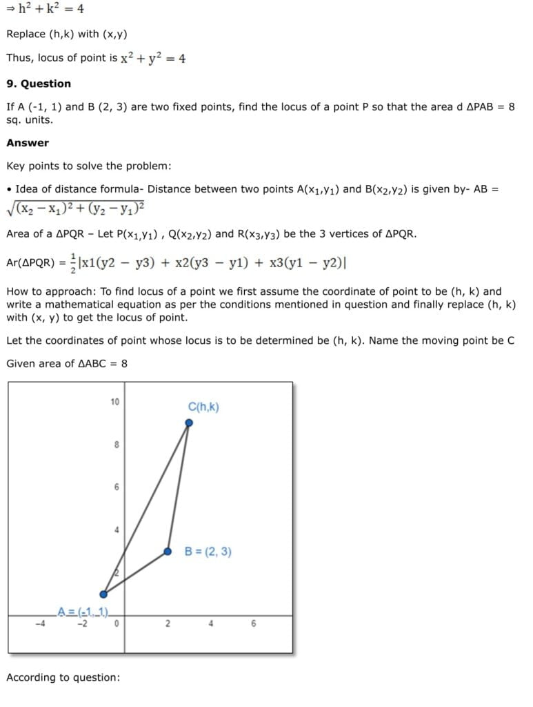 RD Sharma Solutions for Class 11 Maths Chapter 22 Brief Review of ...