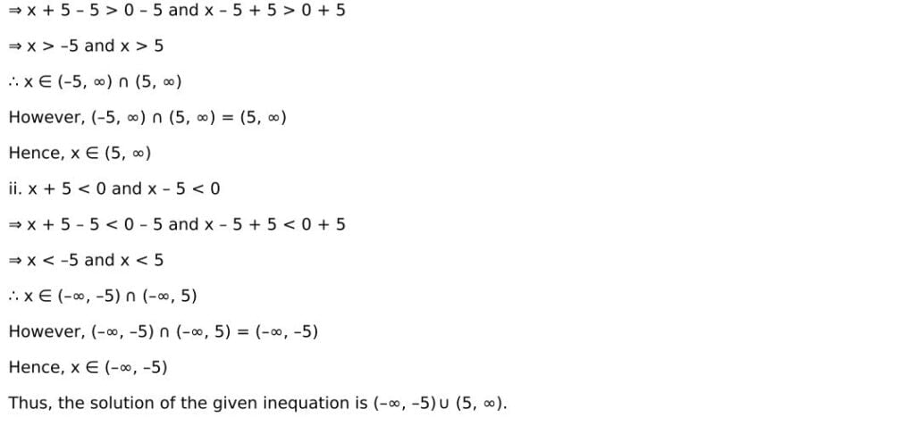 RD Sharma Solutions for Class 11 Maths Chapter 15 Linear Inequations 19 RD Sharma Chapter 15 Exercise 15.1 - 19