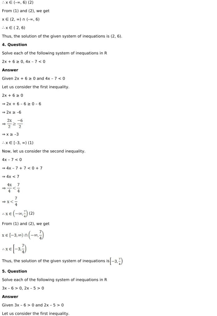 RD Sharma Solutions for Class 11 Maths Chapter 15 Linear Inequations 22 RD Sharma Chapter 15 Exercise 15.2 - 03