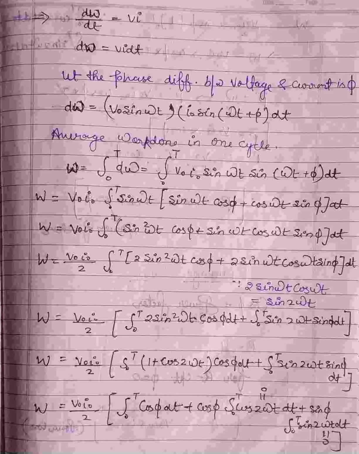 Alternating Current Class 12 Physics Chapter 7 Notes (Handwritten Notes PDF Download) 22 Class 12 Physics Chapter 7 Notes 022
