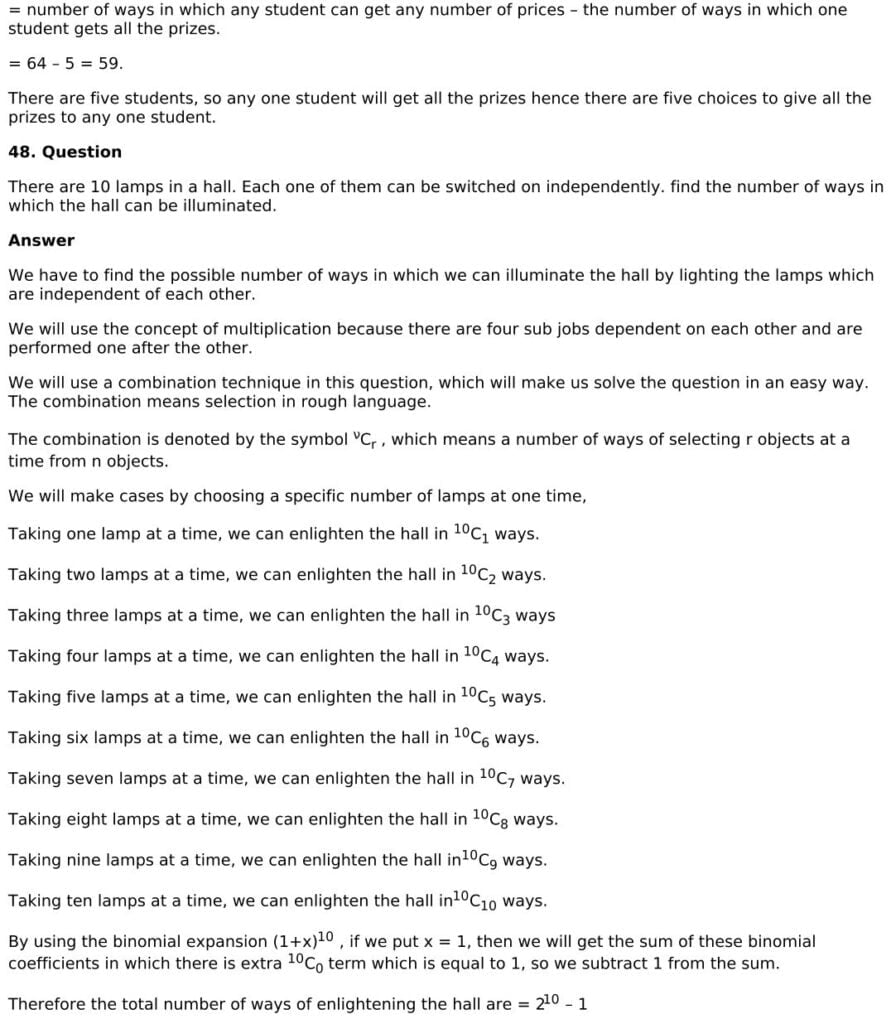 RD Sharma Solutions for Class 11 Maths Chapter 16 Permutations 25 RD Sharma Chapter 16 Exercise 16.2 - 17