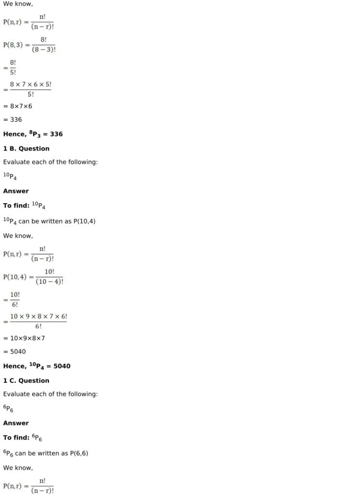 RD Sharma Solutions for Class 11 Maths Chapter 16 Permutations 27 RD Sharma Chapter 16 Exercise 16.3 - 02