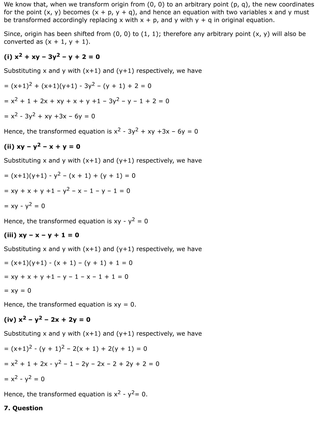 RD Sharma Solutions for Class 11 Maths Chapter 22 Brief Review of Cartesian System of Rectangular Coordinates 29 RD Sharma Chapter 22 Exercise 22.3 - 06
