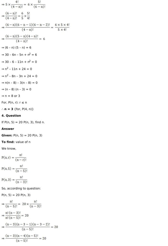 RD Sharma Solutions for Class 11 Maths Chapter 16 Permutations 30 RD Sharma Chapter 16 Exercise 16.3 - 05