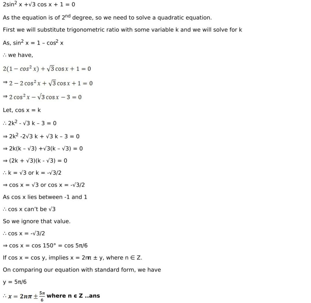 RD Sharma Solutions for Class 11 Maths Chapter 11 Trigonometric Equations 24 RD Sharma Class 11 Chapter 11 Exercise 11.1 - 24