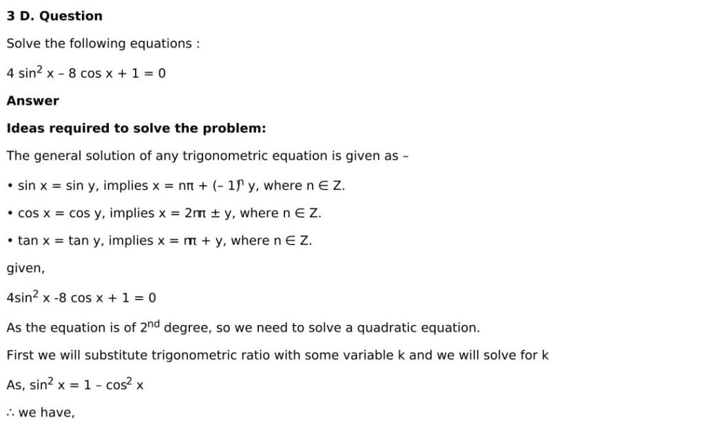 RD Sharma Solutions for Class 11 Maths Chapter 11 Trigonometric Equations 25 RD Sharma Class 11 Chapter 11 Exercise 11.1 - 25