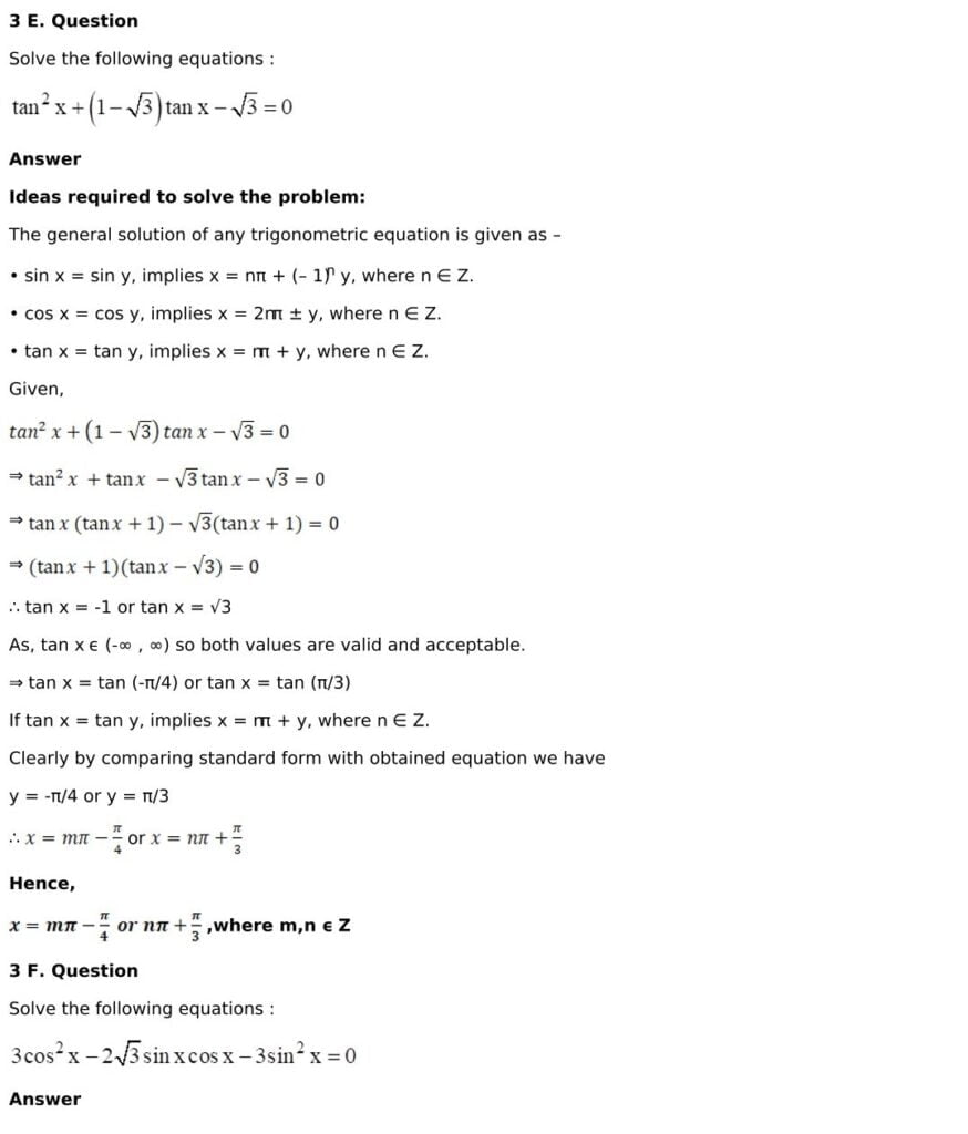 RD Sharma Solutions for Class 11 Maths Chapter 11 Trigonometric Equations 27 RD Sharma Class 11 Chapter 11 Exercise 11.1 - 27