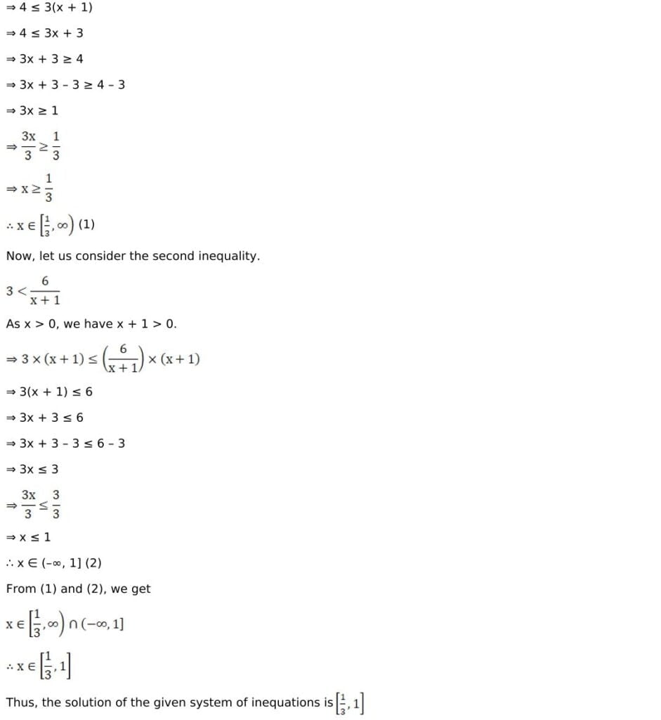 RD Sharma Solutions for Class 11 Maths Chapter 15 Linear Inequations 37 RD Sharma Chapter 15 Exercise 15.2 - 18