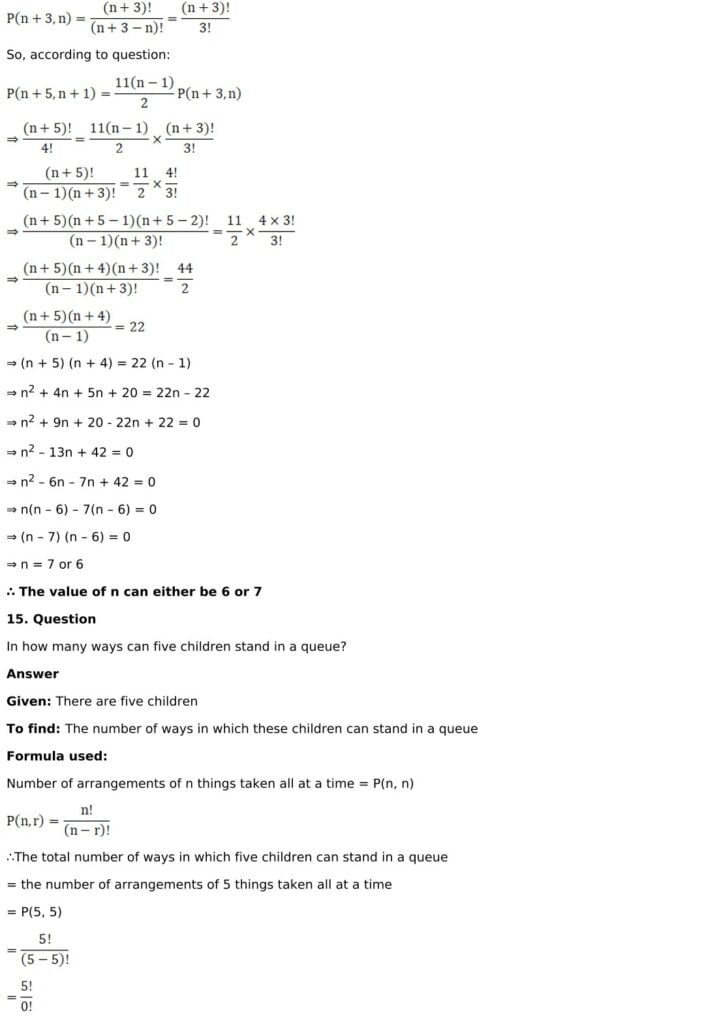 RD Sharma Solutions for Class 11 Maths Chapter 16 Permutations 39 RD Sharma Chapter 16 Exercise 16.3 - 14