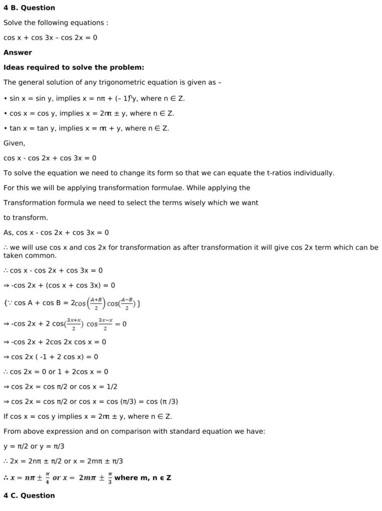 RD Sharma Solutions for Class 11 Maths Chapter 11 Trigonometric Equations 32 RD Sharma Class 11 Chapter 11 Exercise 11.1 - 32