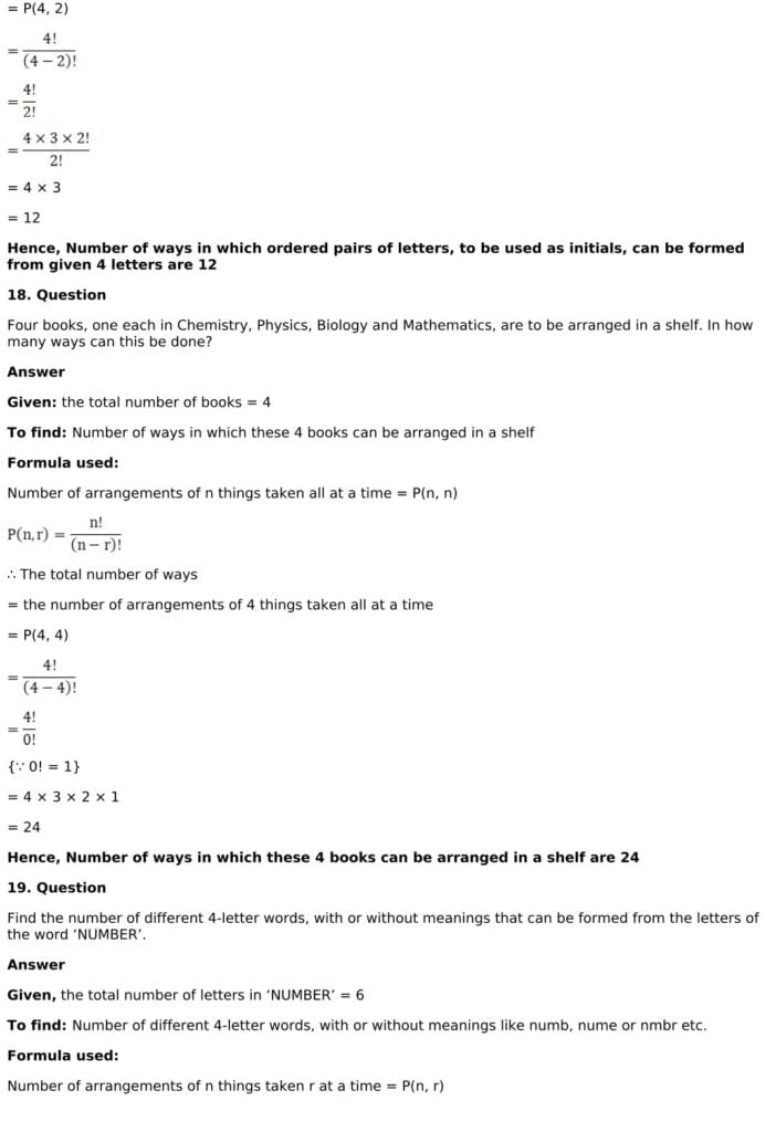 RD Sharma Solutions for Class 11 Maths Chapter 16 Permutations 41 RD Sharma Chapter 16 Exercise 16.3 - 16