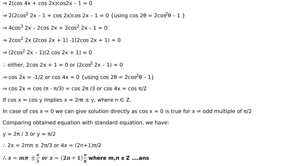 RD Sharma Solutions for Class 11 Maths Chapter 11 Trigonometric Equations 35 RD Sharma Class 11 Chapter 11 Exercise 11.1 - 35