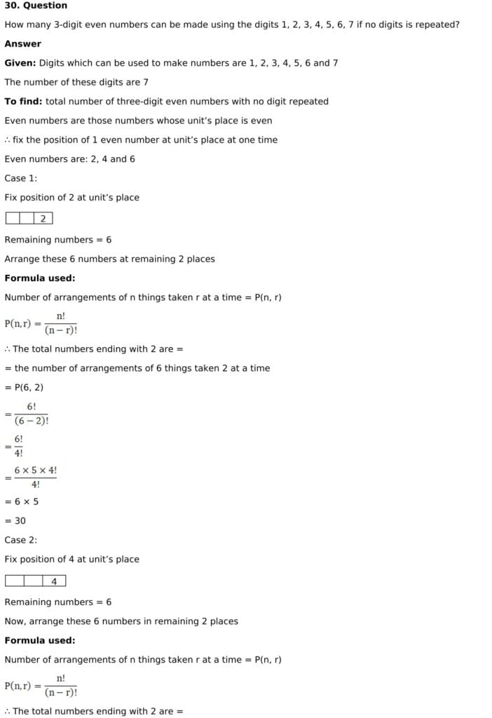 RD Sharma Solutions for Class 11 Maths Chapter 16 Permutations 50 RD Sharma Chapter 16 Exercise 16.3 - 25