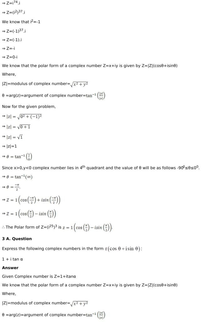 RD Sharma Solutions for Class 11 Maths Chapter 13 Complex Numbers 52 RD Sharma Chapter 13 Exercise 13.4 - 08