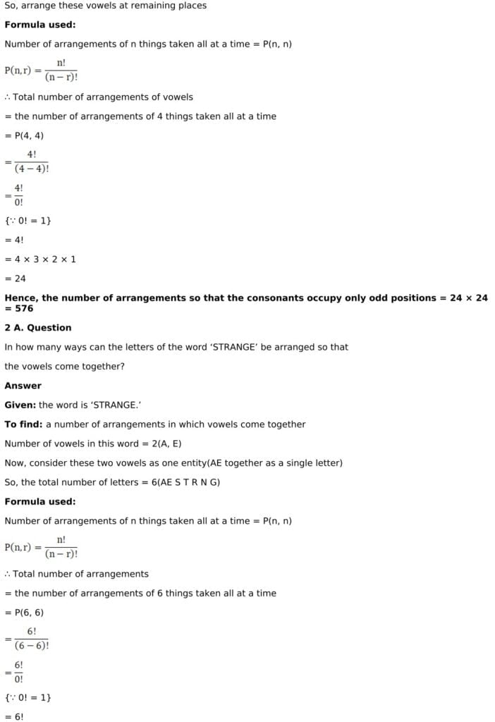 RD Sharma Solutions for Class 11 Maths Chapter 16 Permutations 55 RD Sharma Chapter 16 Exercise 16.4 - 02