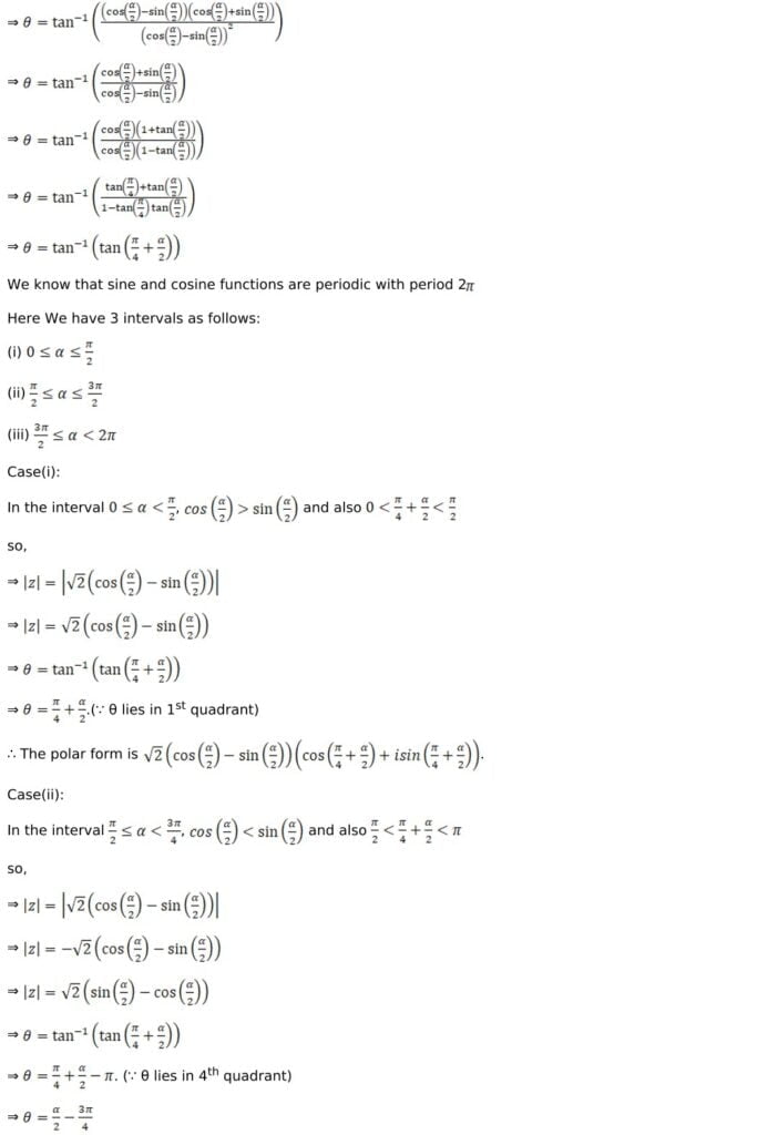 RD Sharma Solutions for Class 11 Maths Chapter 13 Complex Numbers 56 RD Sharma Chapter 13 Exercise 13.4 - 12