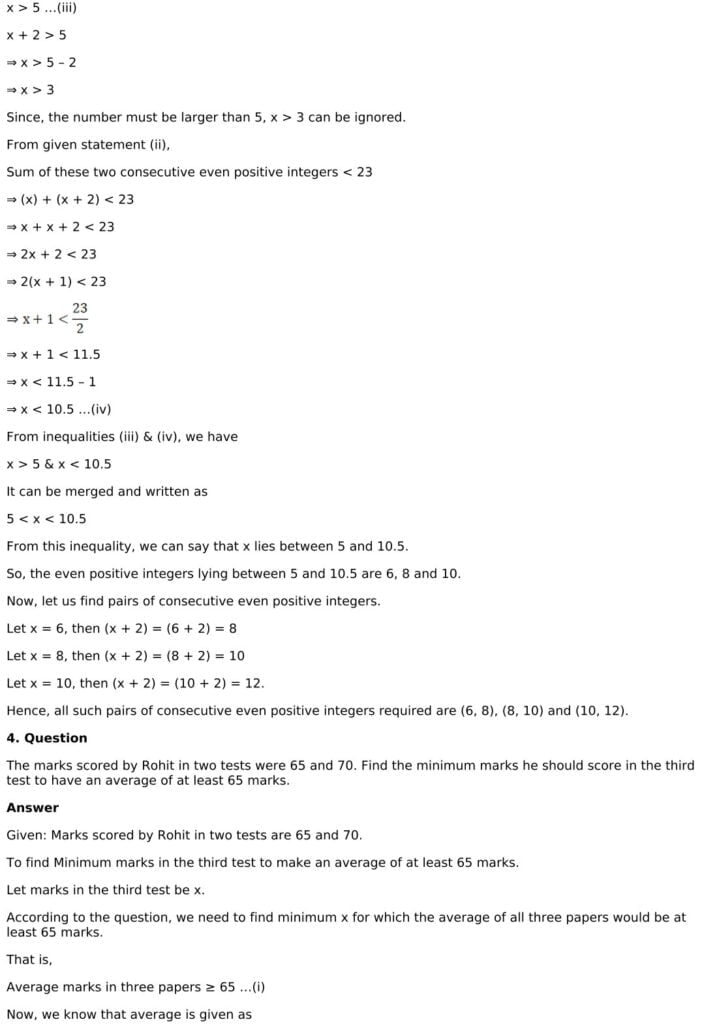 RD Sharma Solutions for Class 11 Maths Chapter 15 Linear Inequations 56 RD Sharma Chapter 15 Exercise 15.4 - 04