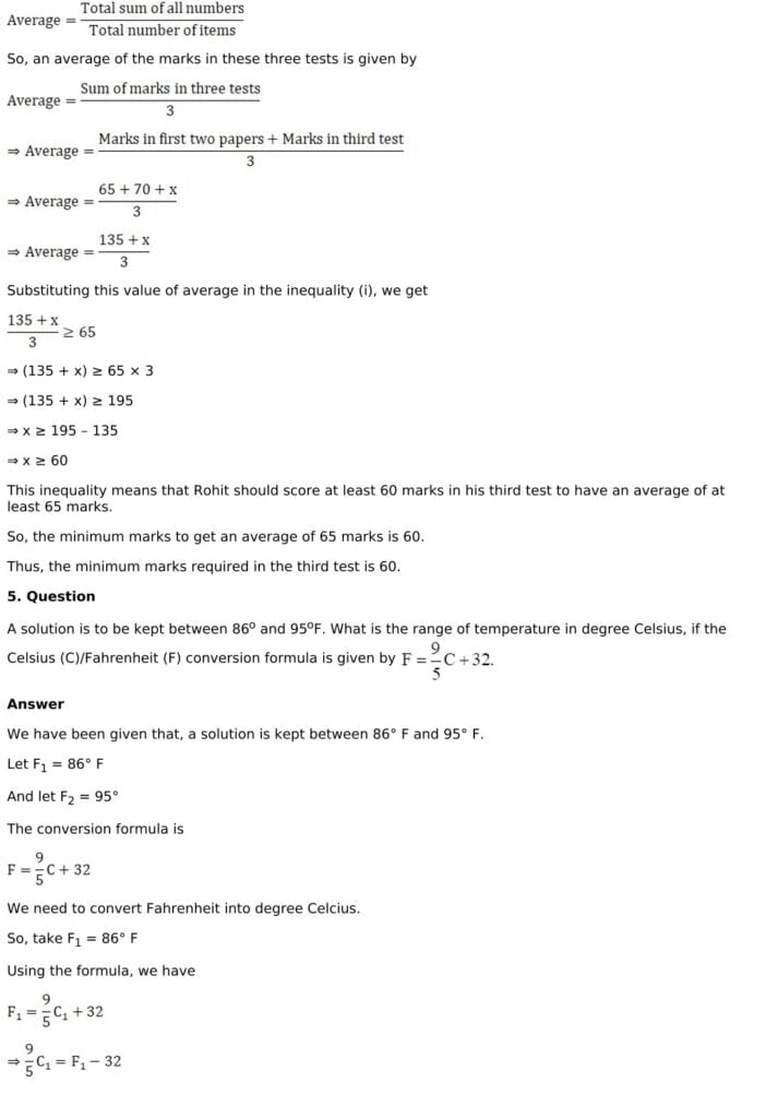 RD Sharma Solutions for Class 11 Maths Chapter 15 Linear Inequations 57 RD Sharma Chapter 15 Exercise 15.4 - 05
