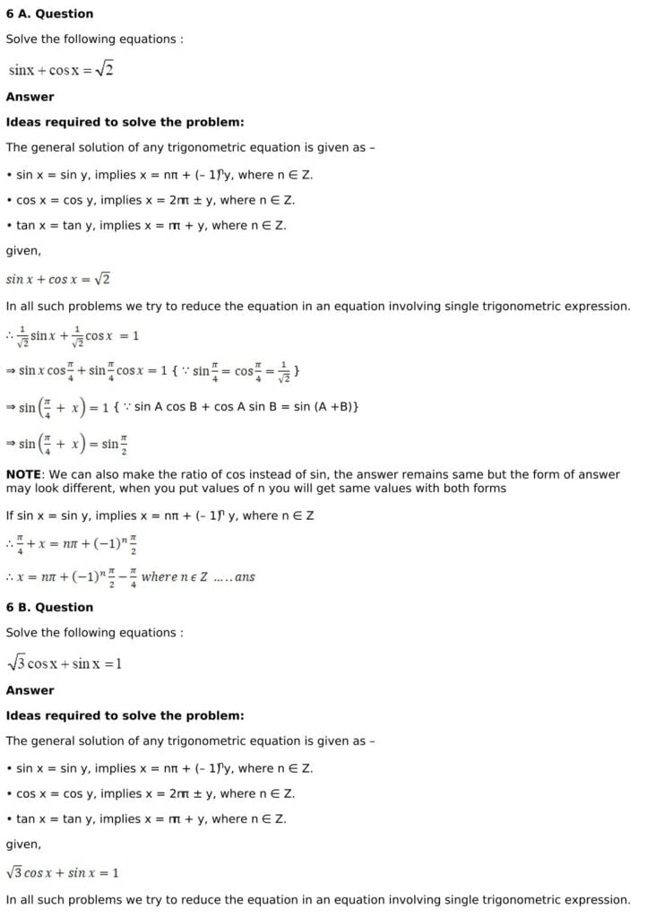 RD Sharma Solutions for Class 11 Maths Chapter 11 Trigonometric Equations 47 RD Sharma Class 11 Chapter 11 Exercise 11.1 - 47