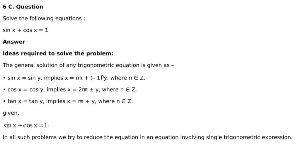 RD Sharma Solutions for Class 11 Maths Chapter 11 Trigonometric Equations 49 RD Sharma Class 11 Chapter 11 Exercise 11.1 - 49