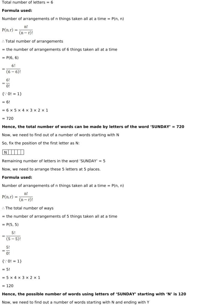 RD Sharma Solutions for Class 11 Maths Chapter 16 Permutations 61 RD Sharma Chapter 16 Exercise 16.4 - 08