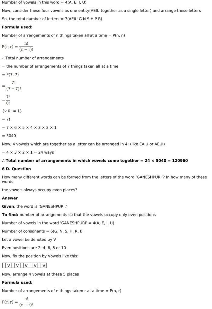 RD Sharma Solutions for Class 11 Maths Chapter 16 Permutations 64 RD Sharma Chapter 16 Exercise 16.4 - 11