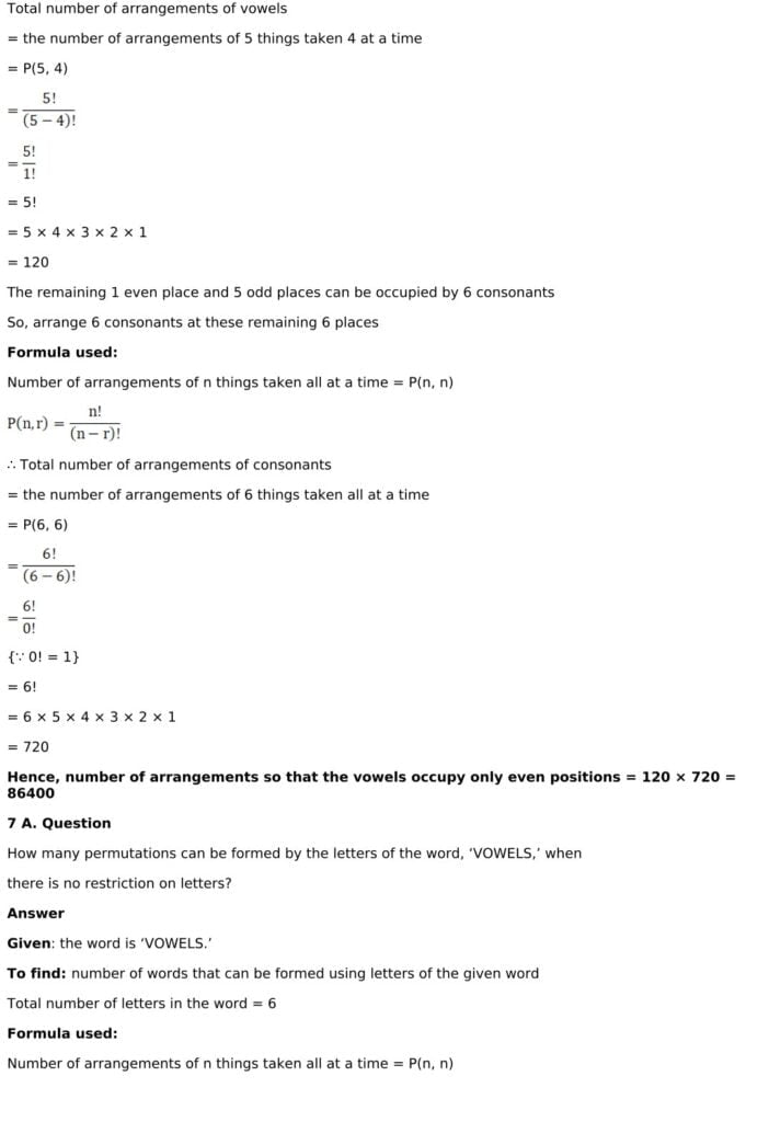 RD Sharma Solutions for Class 11 Maths Chapter 16 Permutations 65 RD Sharma Chapter 16 Exercise 16.4 - 12