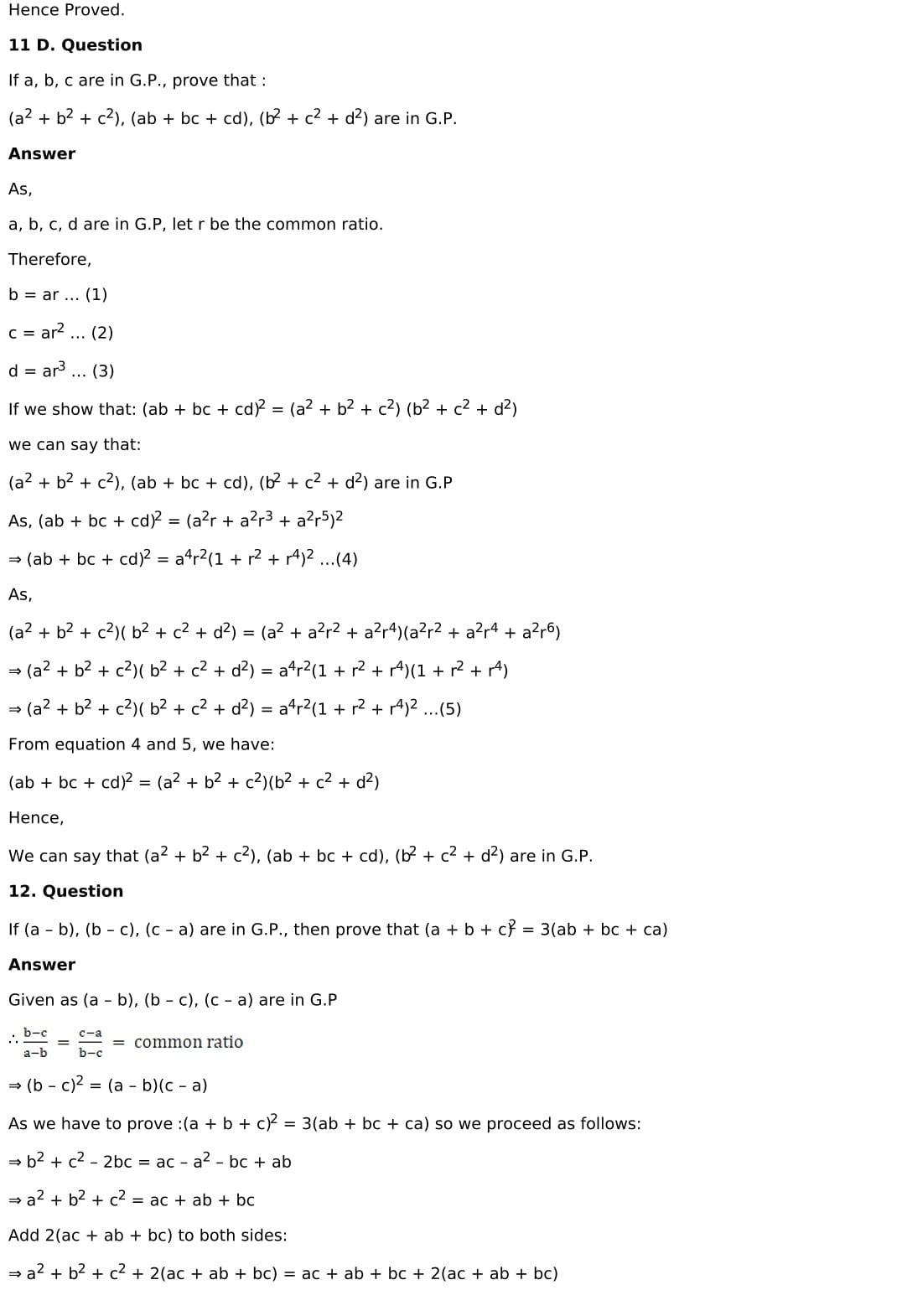 RD Sharma Solutions for Class 11 Maths Chapter 20 Geometric-Progressions 66 RD Sharma Chapter 20 Exercise 20.5 - 013