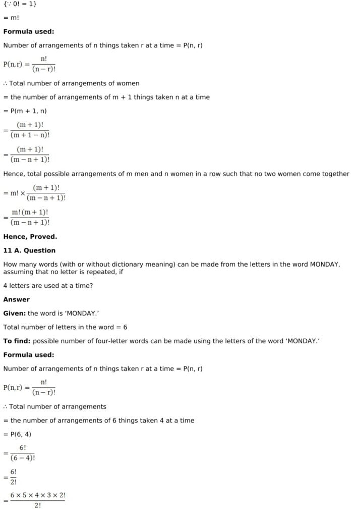 RD Sharma Solutions for Class 11 Maths Chapter 16 Permutations 72 RD Sharma Chapter 16 Exercise 16.4 - 19