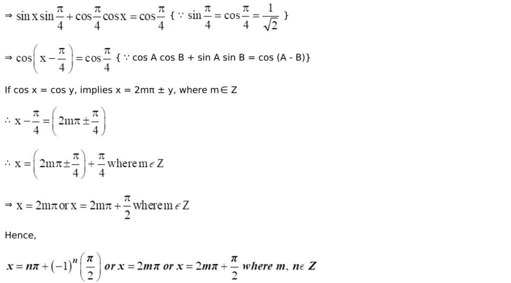 RD Sharma Solutions for Class 11 Maths Chapter 11 Trigonometric Equations 63 RD Sharma Class 11 Chapter 11 Exercise 11.1 - 63