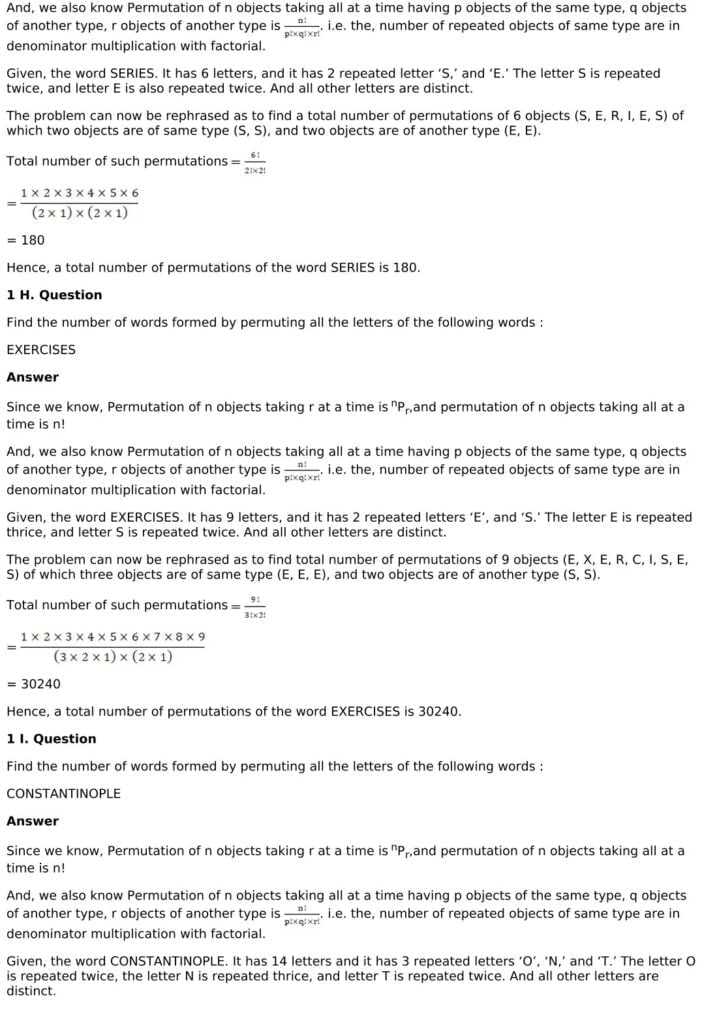 RD Sharma Solutions for Class 11 Maths Chapter 16 Permutations 79 RD Sharma Chapter 16 Exercise 16.5 - 04