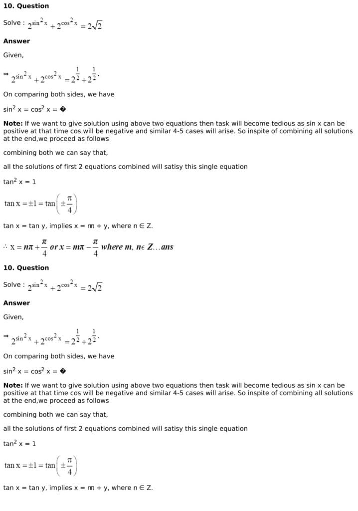 RD Sharma Solutions for Class 11 Maths Chapter 11 Trigonometric Equations 66 RD Sharma Class 11 Chapter 11 Exercise 11.1 - 66