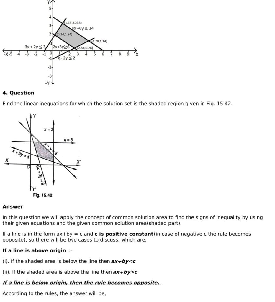 RD Sharma Solutions for Class 11 Maths Chapter 15 Linear Inequations 83 RD Sharma Chapter 15 Exercise 15.5 - 09