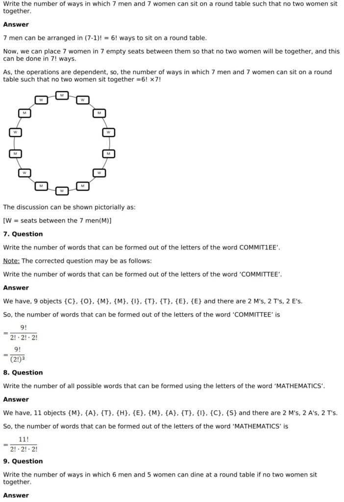 RD Sharma Solutions for Class 11 Maths Chapter 16 Permutations 97 RD Sharma Chapter 16 - Very Short Answer - 03