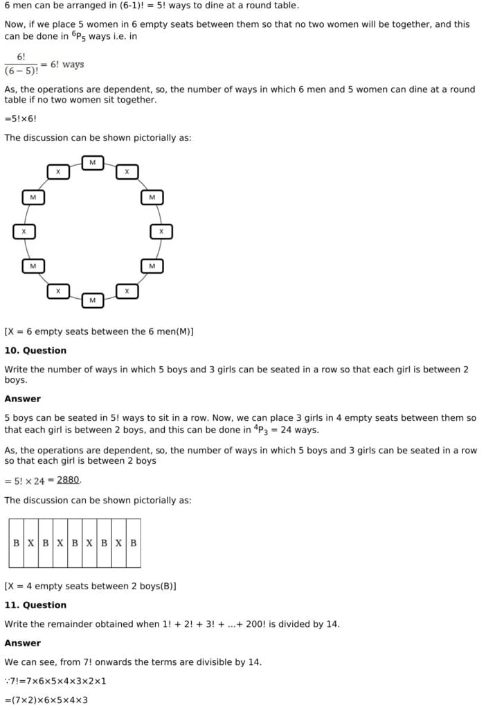 RD Sharma Solutions for Class 11 Maths Chapter 16 Permutations 98 RD Sharma Chapter 16 - Very Short Answer - 04
