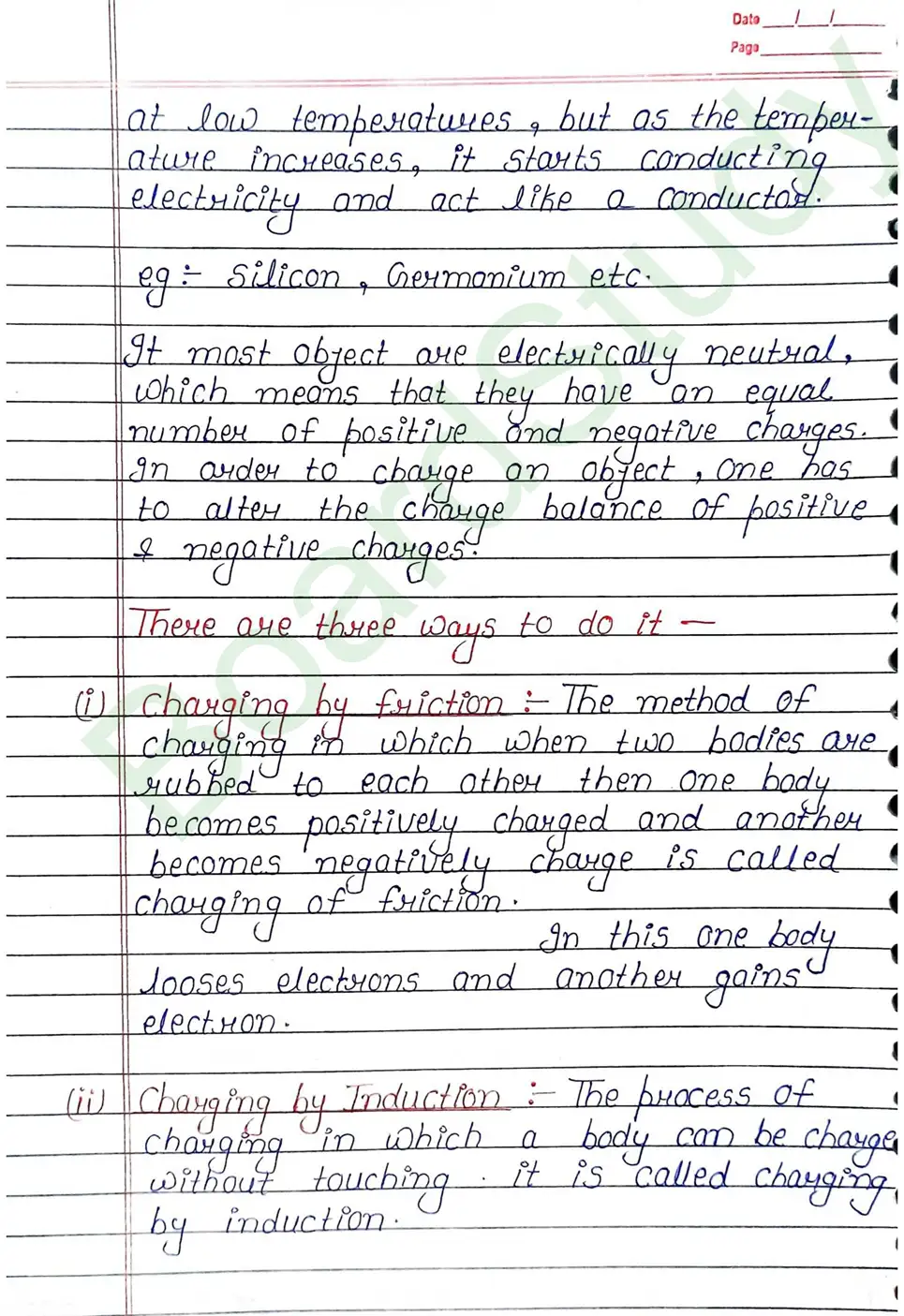 Electric Charges and Fields Class 12 Physics Chapter 1 Notes (Handwritten Notes PDF Download) 4 1. Electric charge and field_page-0004