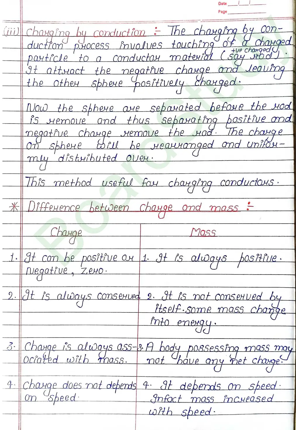 Electric Charges and Fields Class 12 Physics Chapter 1 Notes (Handwritten Notes PDF Download) 5 1. Electric charge and field_page-0005