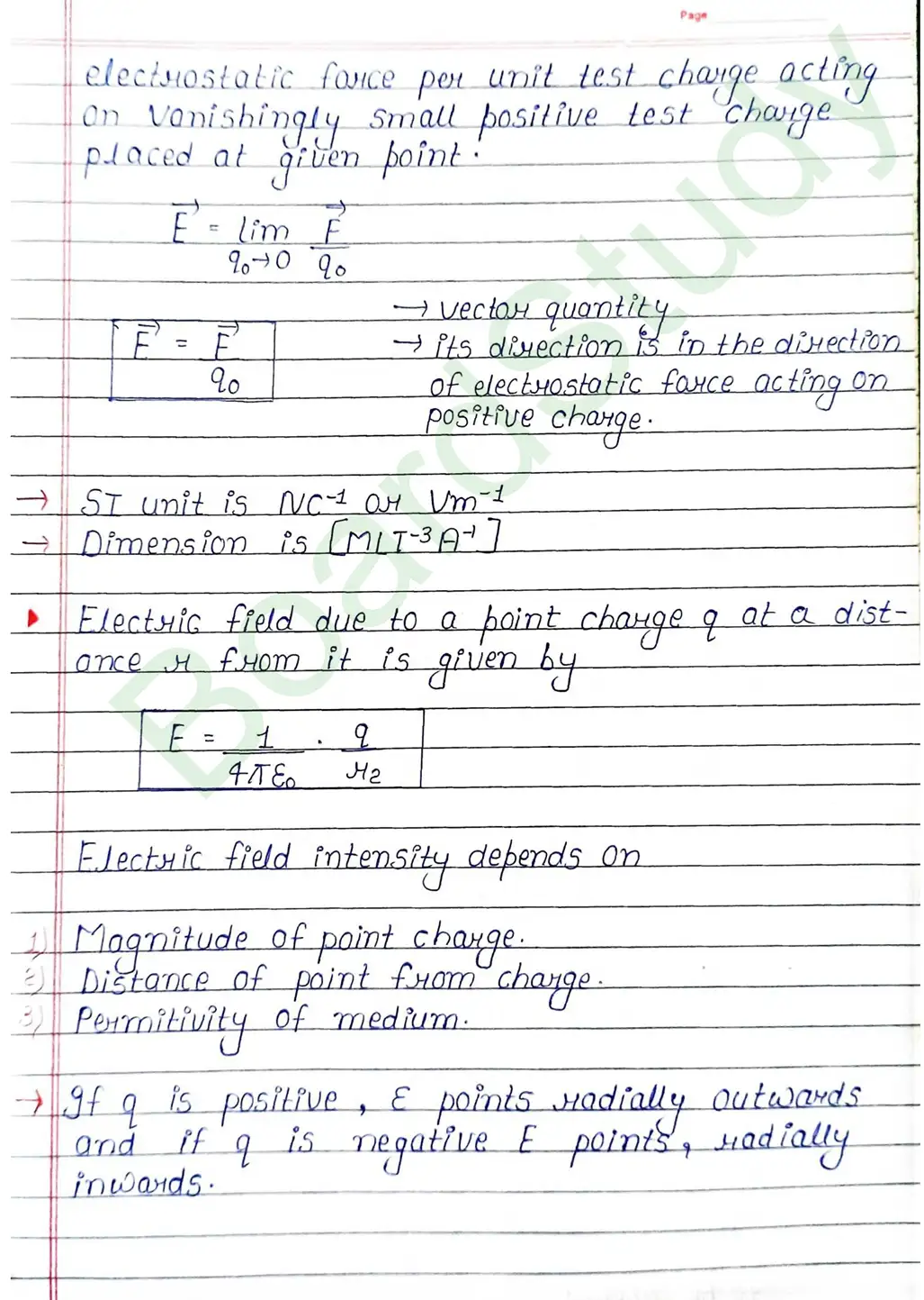Electric Charges and Fields Class 12 Physics Chapter 1 Notes (Handwritten Notes PDF Download) 15 1. Electric charge and field_page-0015