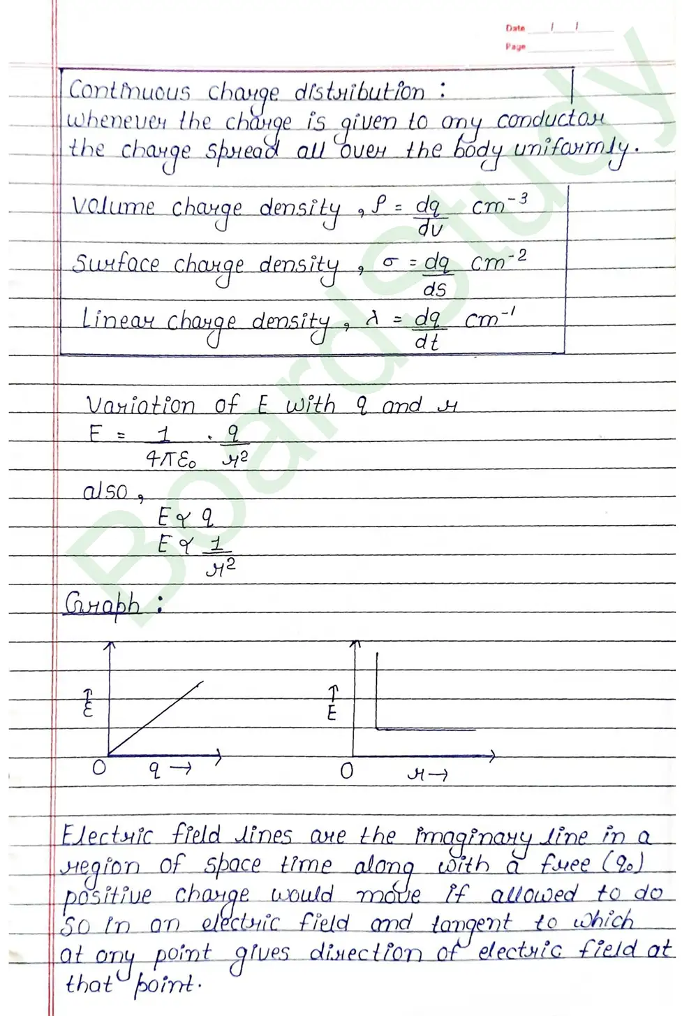 Electric Charges and Fields Class 12 Physics Chapter 1 Notes (Handwritten Notes PDF Download) 17 1. Electric charge and field_page-0017
