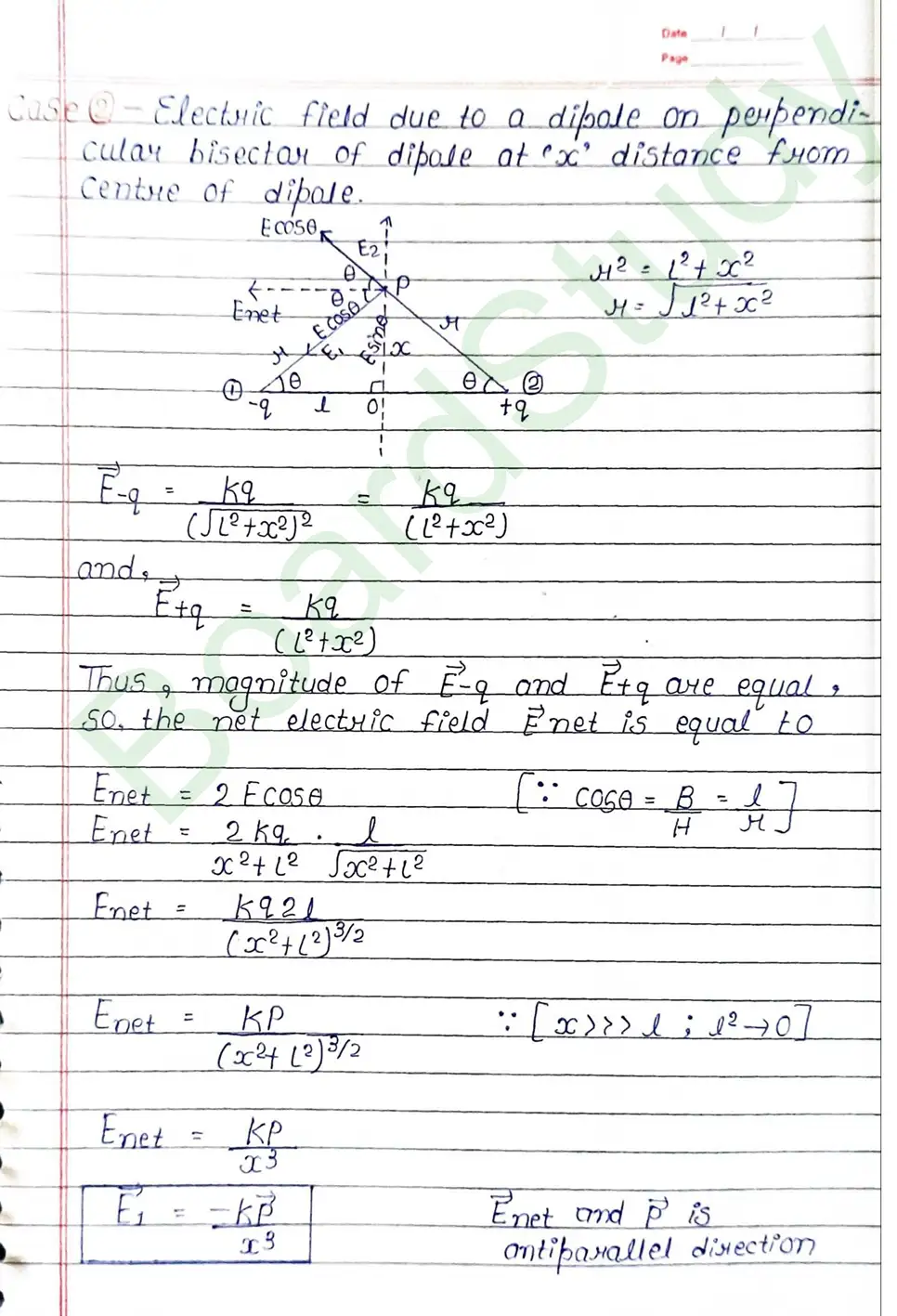 Electric Charges and Fields Class 12 Physics Chapter 1 Notes (Handwritten Notes PDF Download) 21 1. Electric charge and field_page-0021