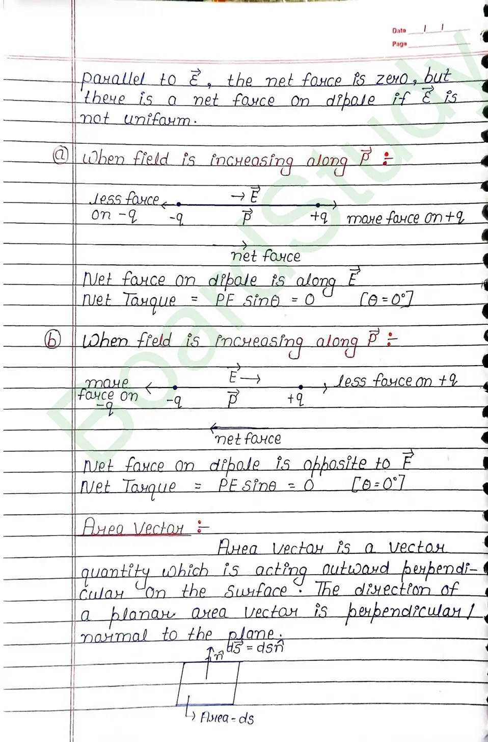 Electric Charges and Fields Class 12 Physics Chapter 1 Notes (Handwritten Notes PDF Download) 24 1. Electric charge and field_page-0024