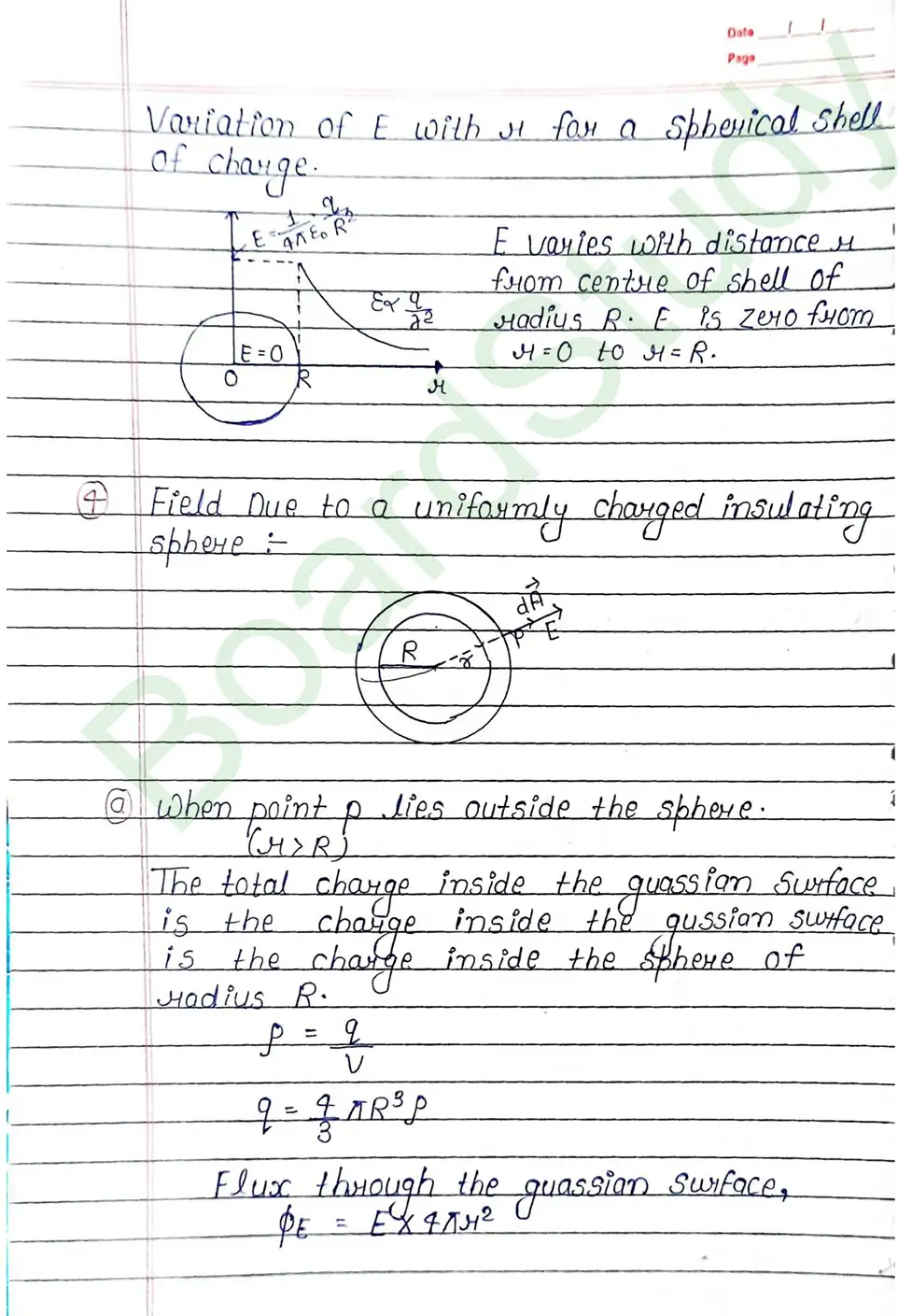 Electric Charges and Fields Class 12 Physics Chapter 1 Notes (Handwritten Notes PDF Download) 32 1. Electric charge and field_page-0032