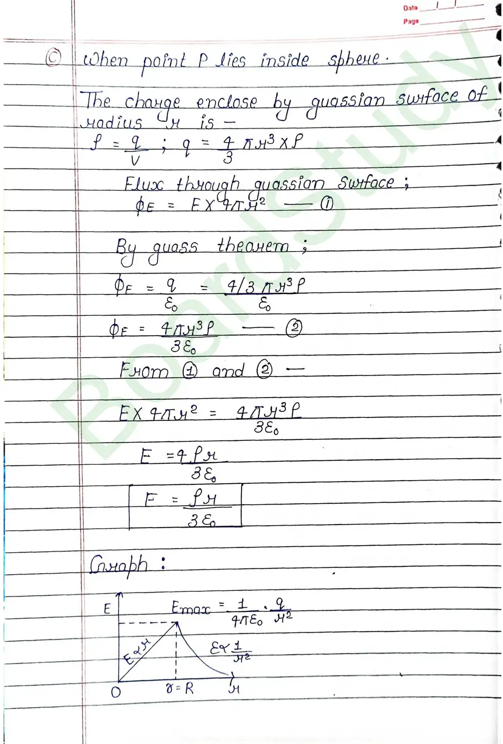 Electric Charges and Fields Class 12 Physics Chapter 1 Notes (Handwritten Notes PDF Download) 34 1. Electric charge and field_page-0034