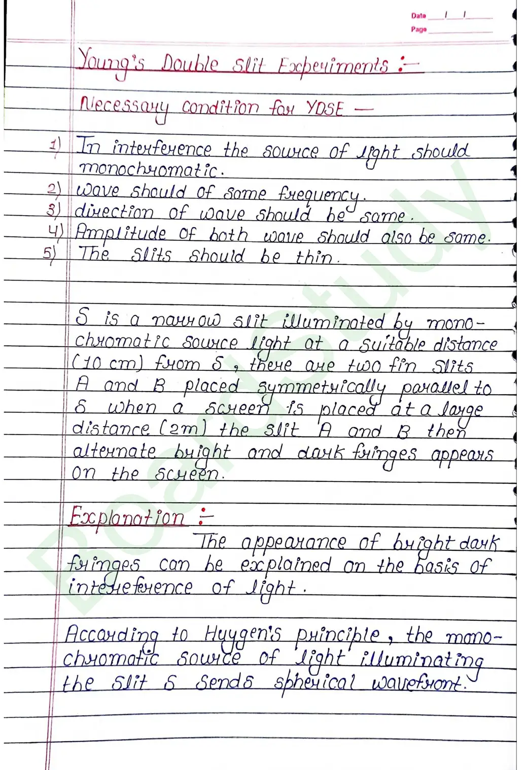 Wave Optics Class 12 Physics Chapter 10 Notes (Handwritten Notes PDF Download) 18 10. Wave optics_page-0018